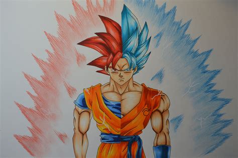 best goku drawing